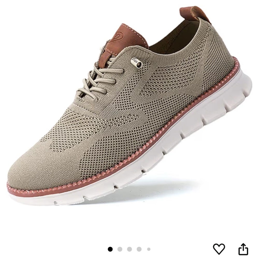 Men's Beige Casual Sneakers